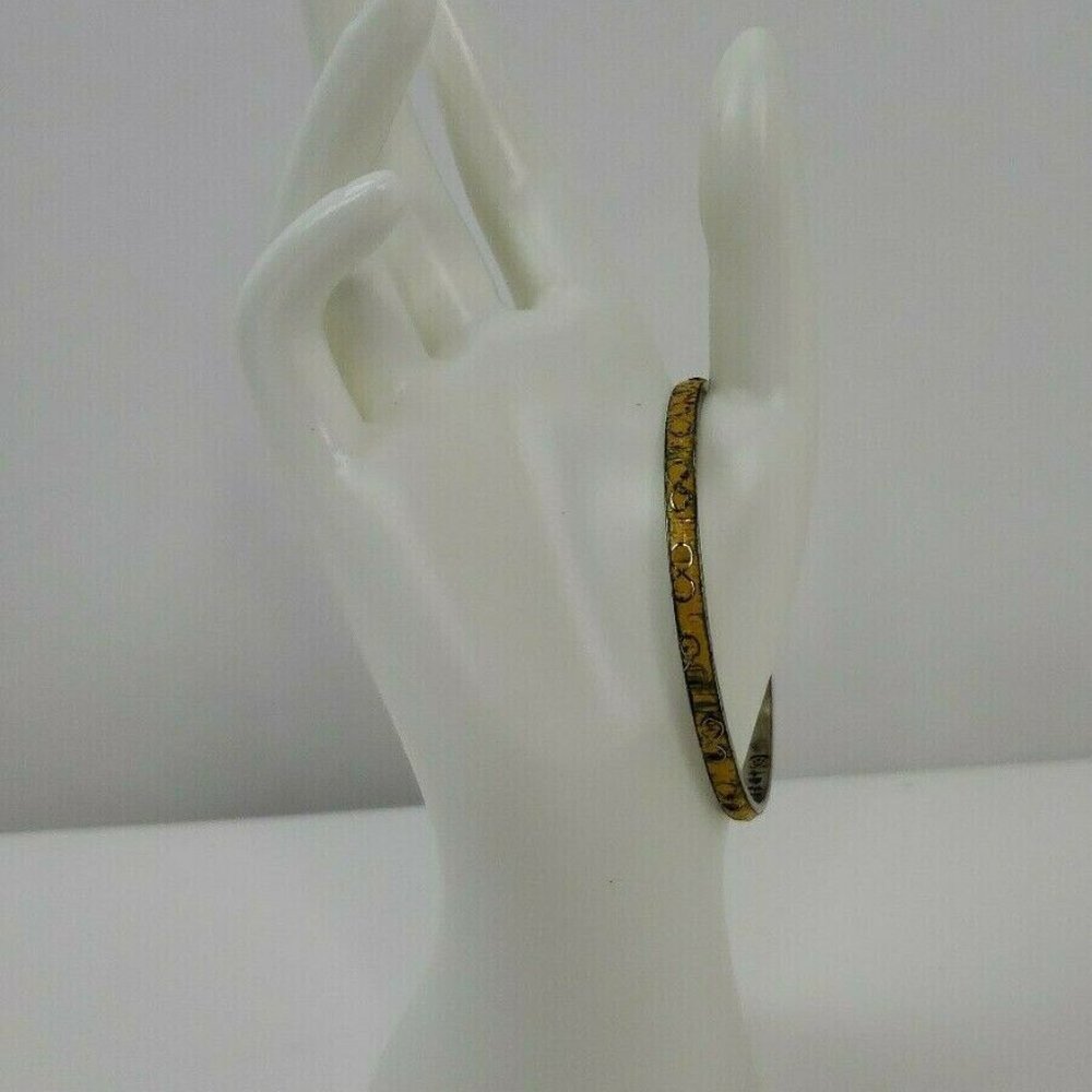 Vintage Yellow Infinity Bangle Robert Kuo Bracelet